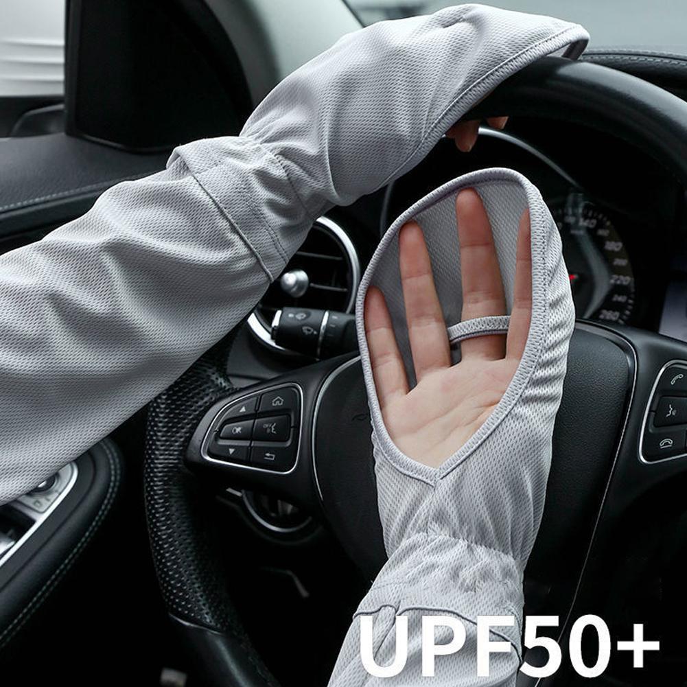 Cycling Glove - قفازات كبيرة من الحرير الجليدي بلون