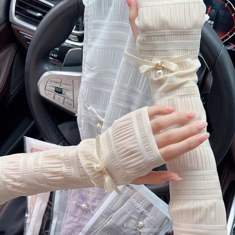 Cycling Glove - أكمام ذراع نسائية للحماية من الشمس