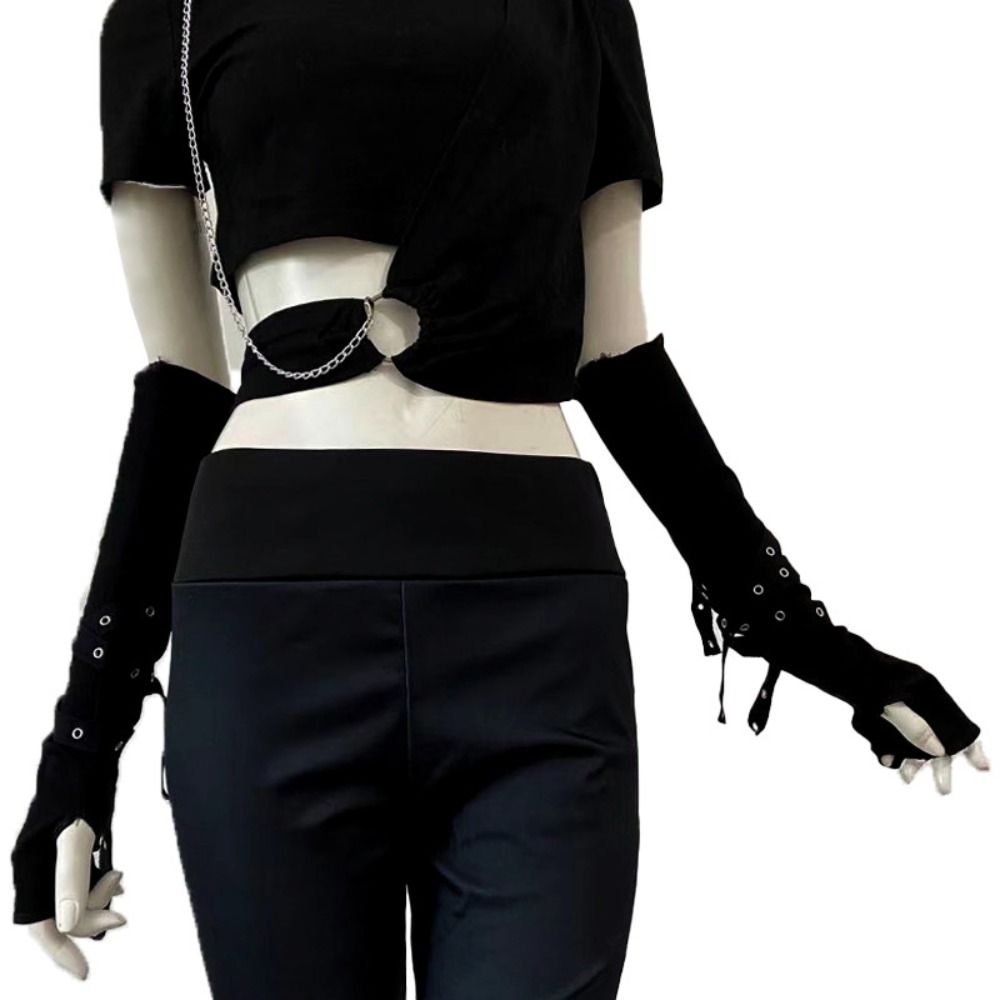 قفازات بانك بتصميم قوطي بنصف أ - مراجعة Cycling Glove وسعره