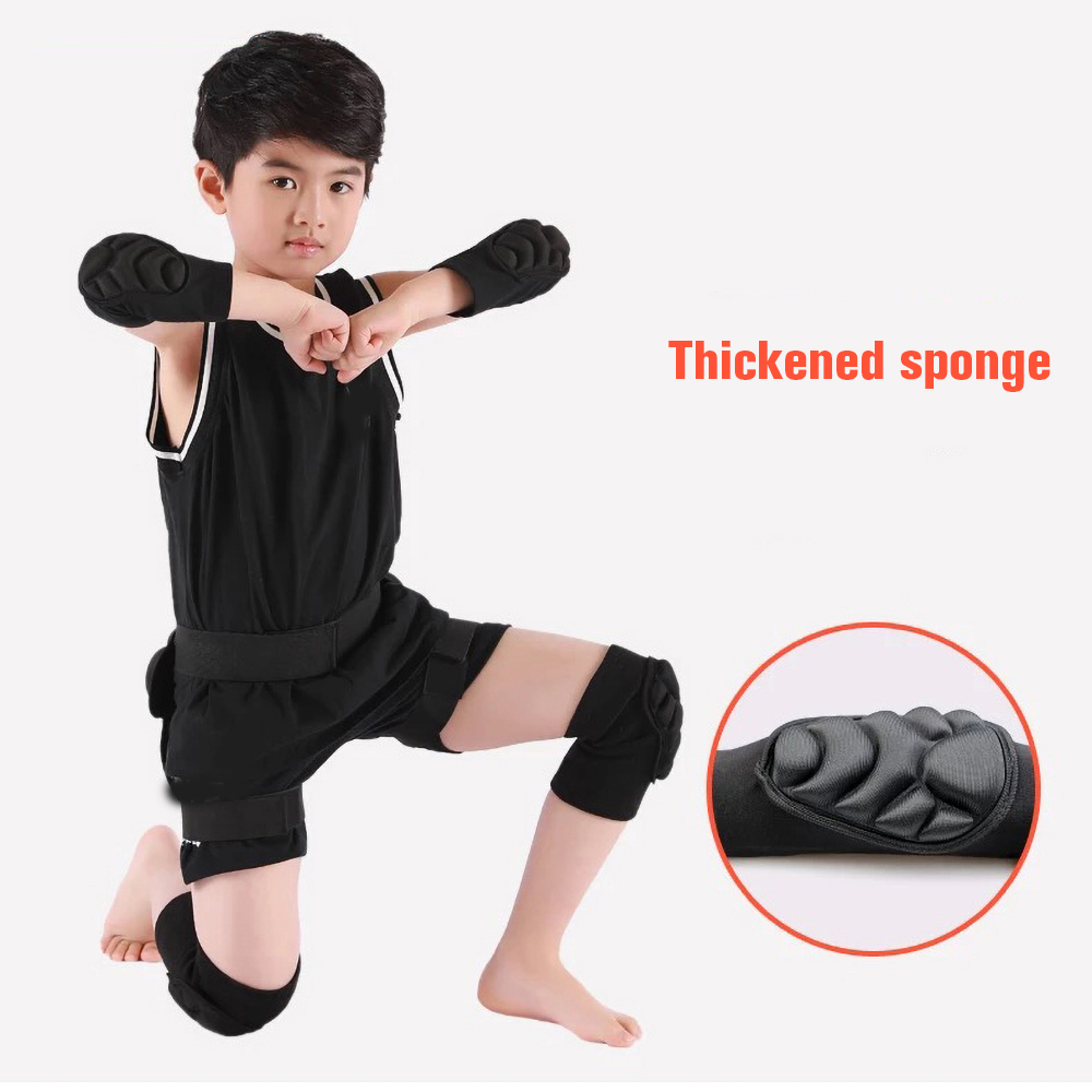 1 زوج أطفال منصات الركبة ووساد - مراجعة Cycling Protective Gear For Kids وسعره