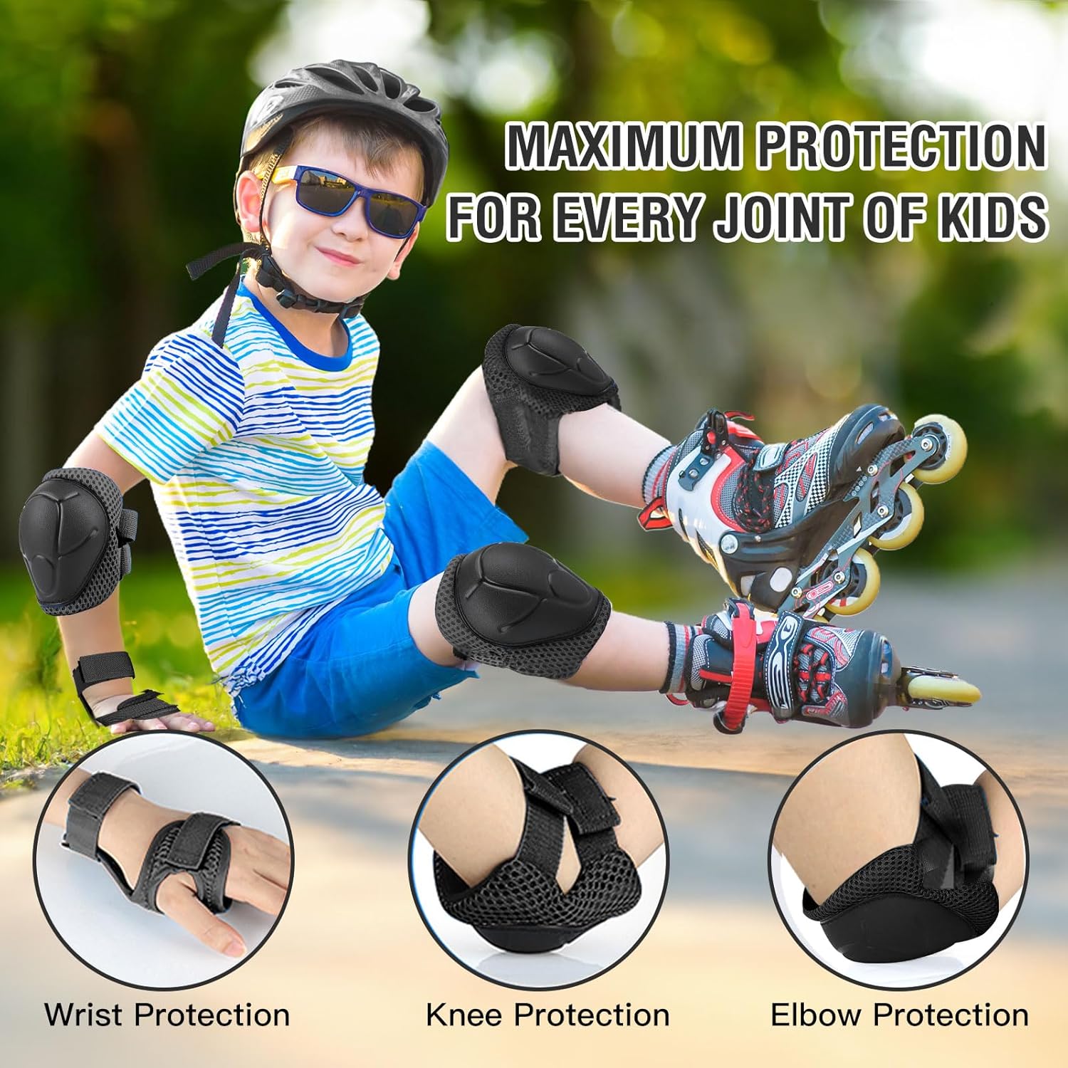 مجموعة معدات حماية للأطفال مكو - مراجعة Cycling Protective Gear For Kids وسعره
