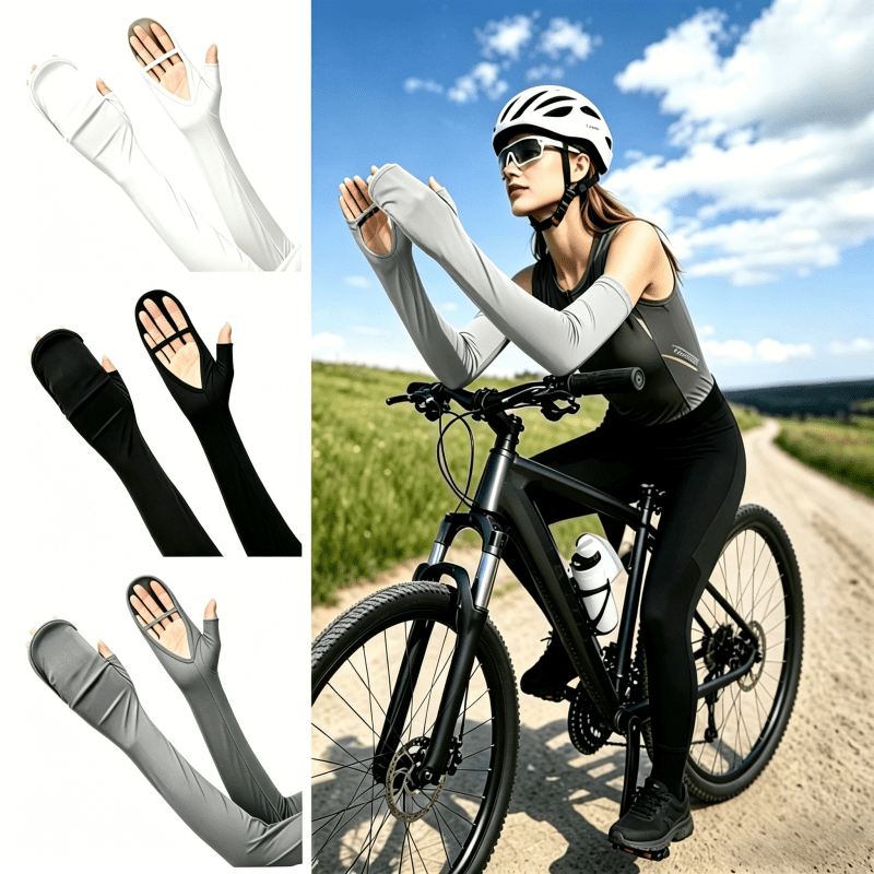 قفازات حماية من الشمس حساسة لل - مراجعة Cycling Glove وسعره