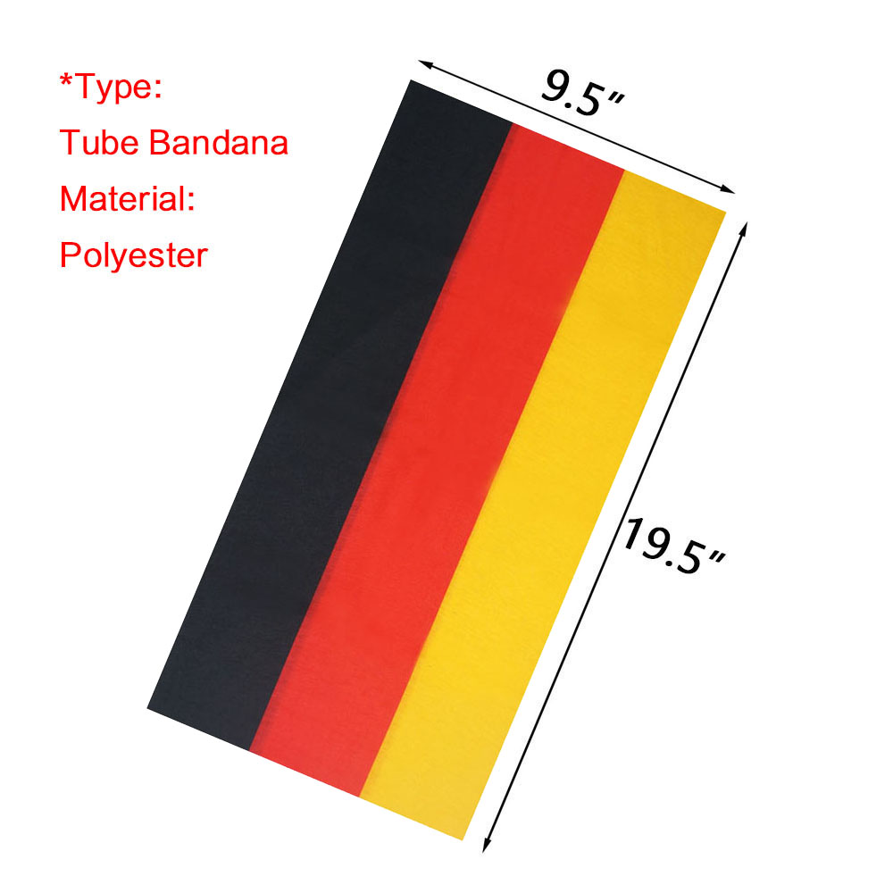 غطاء رقبة بتصميم علم ألمانيا،  - مراجعة Cycling Gear Germany وسعره