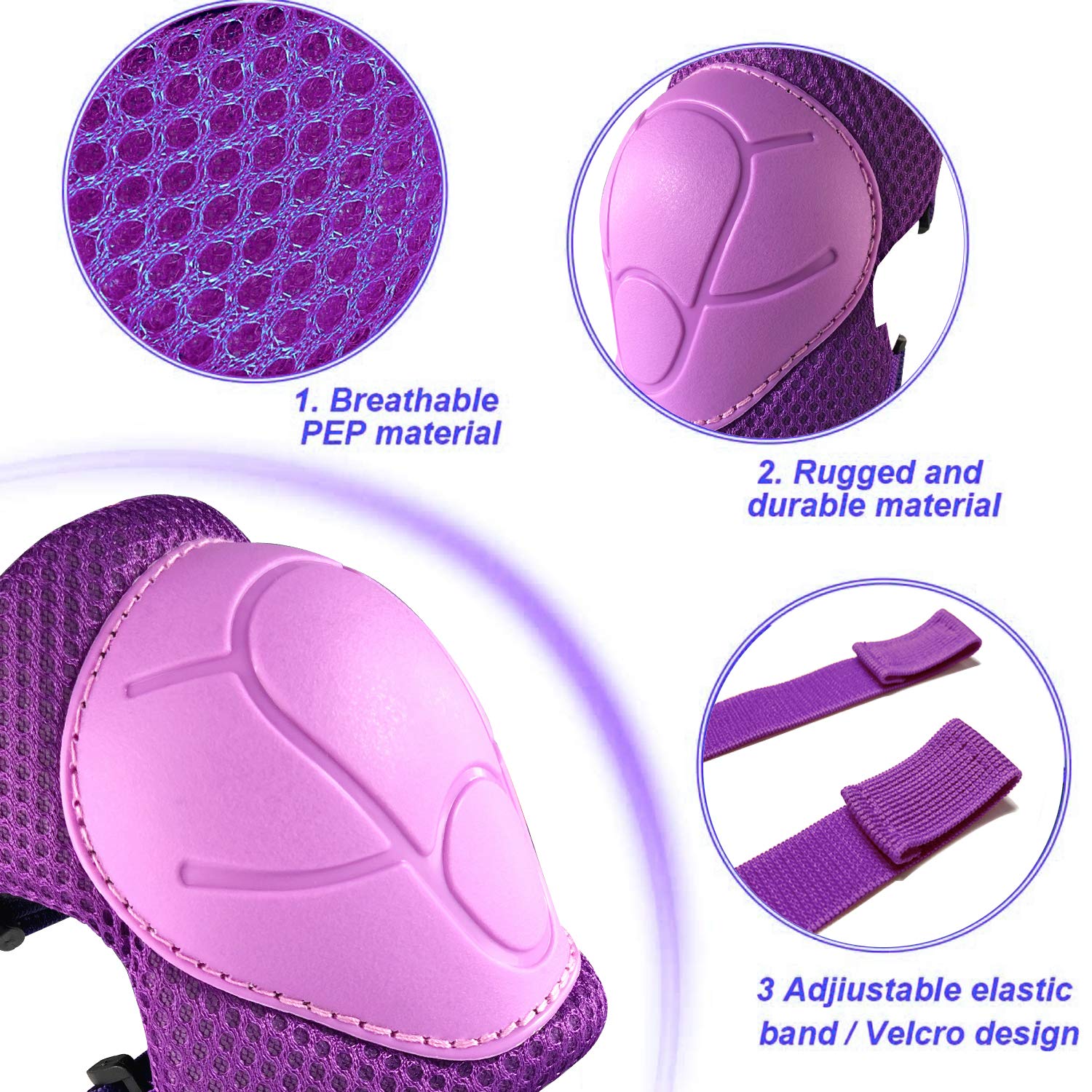 وسادات الركبة للأطفال ووسادات  - مراجعة Cycling Protective Gear For Kids وسعره
