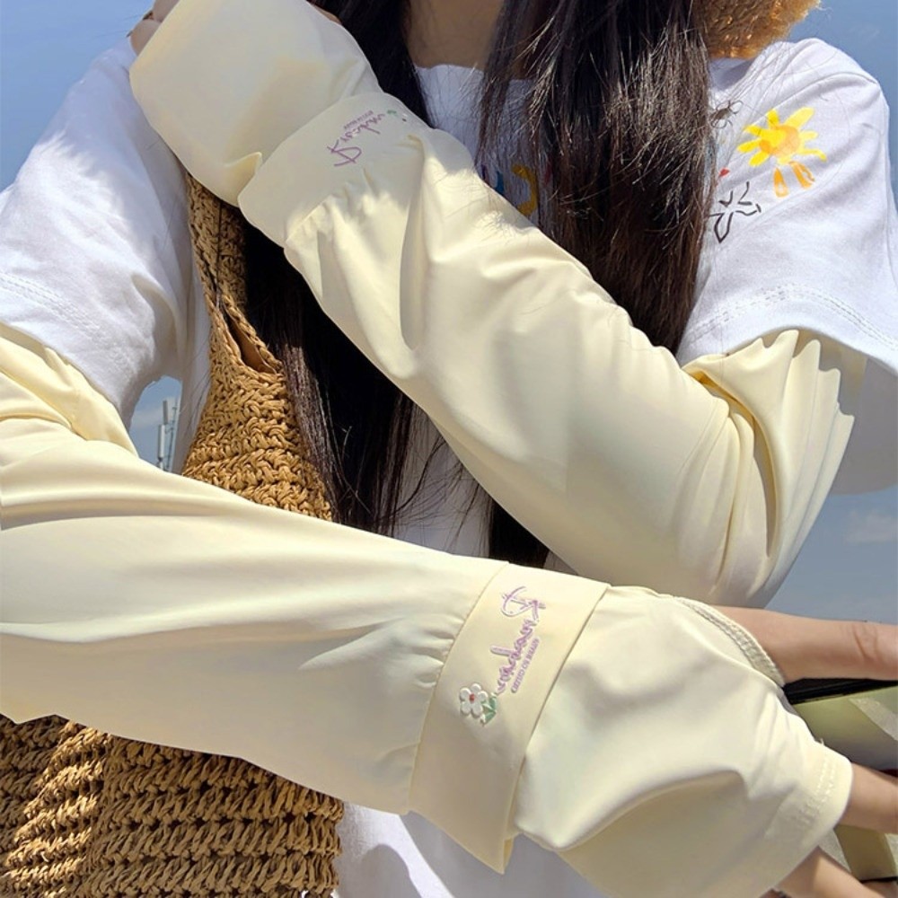 أغطية ذراع طويلة مطرزة بالزهور - مراجعة Cycling Glove وسعره