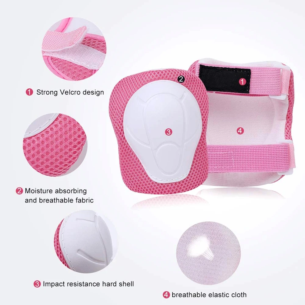 GOMOREON 6 قطع/مجموعة وسادات ر - مراجعة Cycling Protective Gear For Kids وسعره