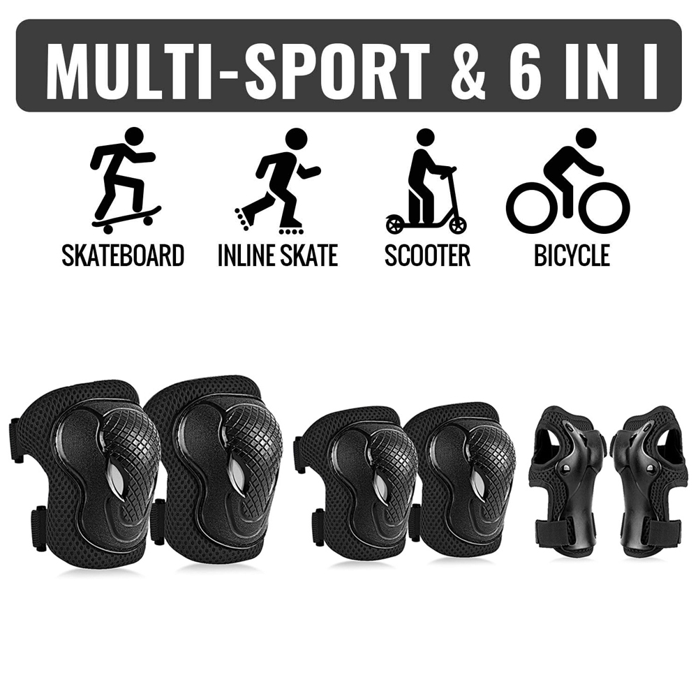 GOMOREON 6 قطعة/المجموعة الاطف - مراجعة Cycling Protective Gear For Kids وسعره