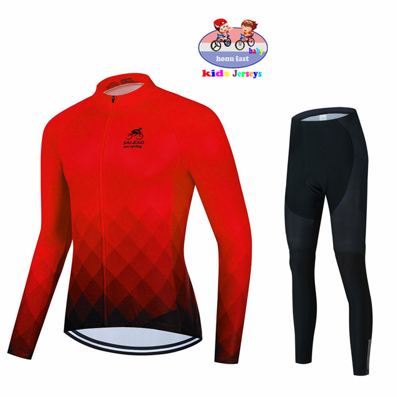 2026 ربيع الخريف الفتيان تنفس  - مراجعة Cycling Gear Kids وسعره