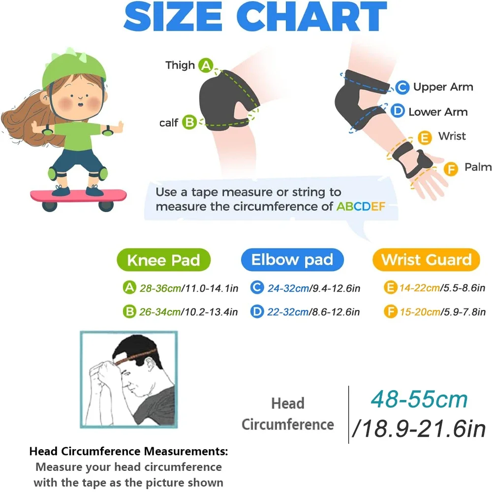 خوذة دراجة للأطفال وسادات معصم - مراجعة Cycling Protective Gear For Kids وسعره