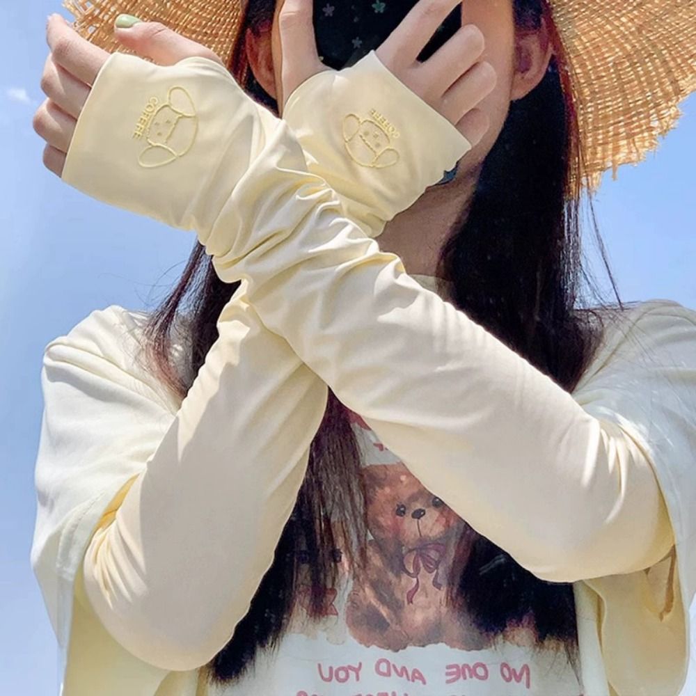 أكمام طويلة مرنة من الحرير الج - مراجعة Cycling Glove وسعره