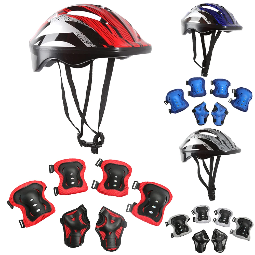 طقم حماية رياضي للدراجات مكون  - مراجعة Cycling Protective Gear For Kids وسعره