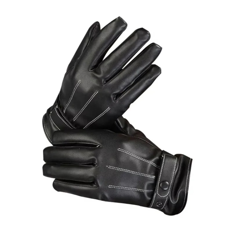 قفازات رجالية من جلد البولي يو - مراجعة Cycling Hand Gear وسعره