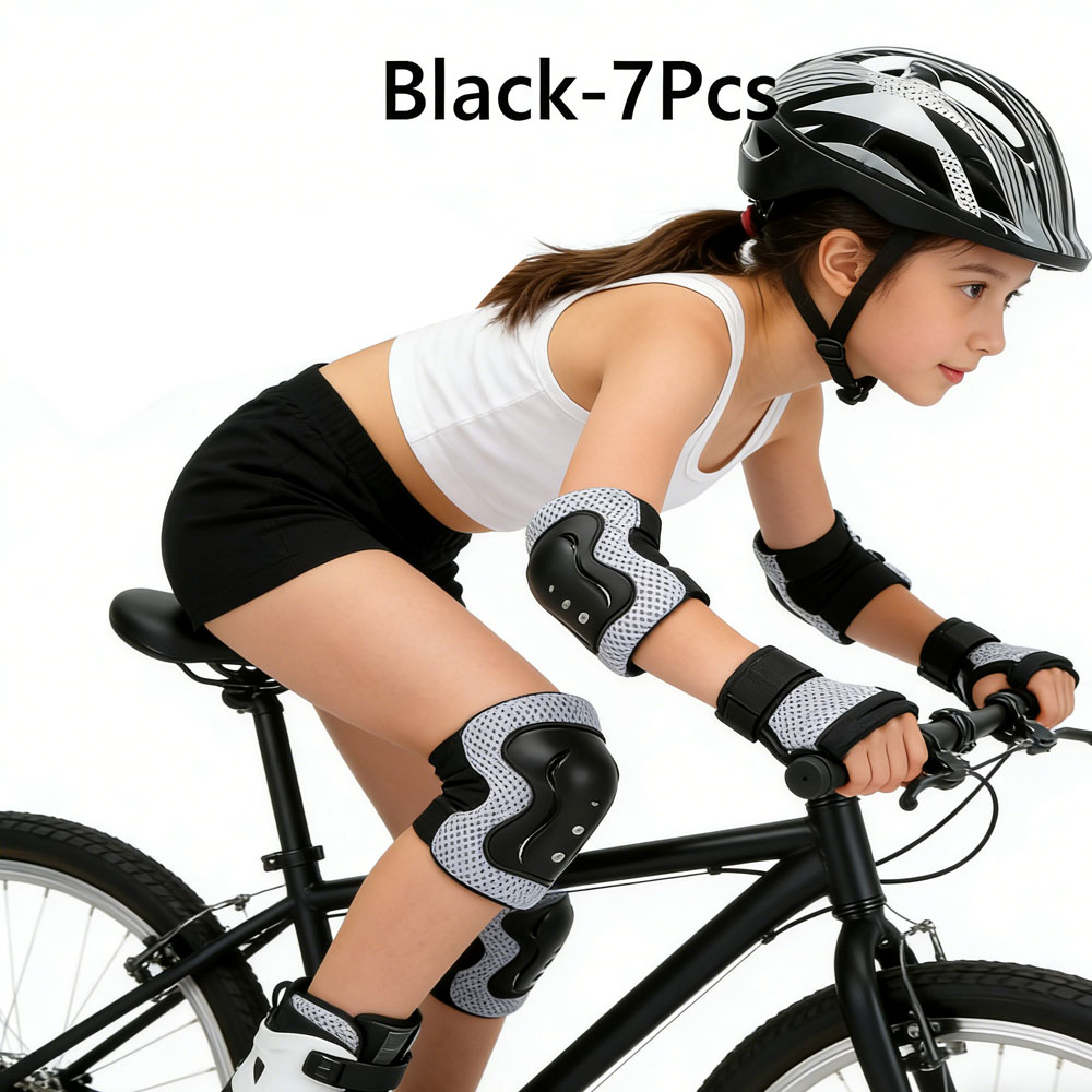 دراجة الرياضة مجموعة تروس واقي - مراجعة Cycling Protective Gear For Kids وسعره